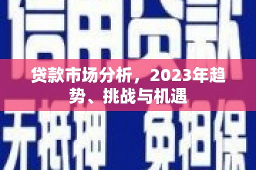 海伦贷款市场分析，2023年趋势、挑战与机遇