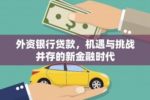 海伦外资银行贷款，机遇与挑战并存的新金融时代