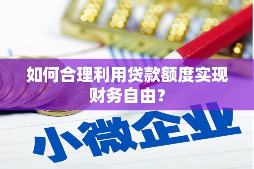海伦如何合理利用贷款额度实现财务自由？