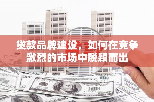 海伦贷款品牌建设，如何在竞争激烈的市场中脱颖而出