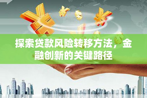 海伦探索贷款风险转移方法，金融创新的关键路径