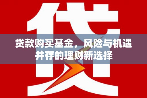 海伦贷款购买基金，风险与机遇并存的理财新选择