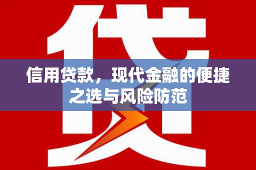 海伦信用贷款，现代金融的便捷之选与风险防范
