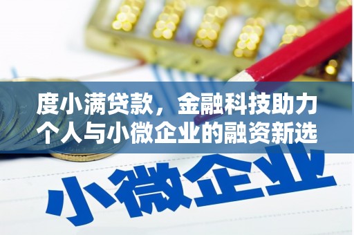 海伦度小满贷款，金融科技助力个人与小微企业的融资新选择