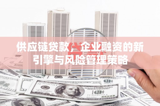 海伦供应链贷款，企业融资的新引擎与风险管理策略