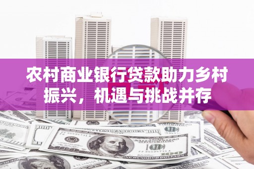 海伦农村商业银行贷款助力乡村振兴，机遇与挑战并存