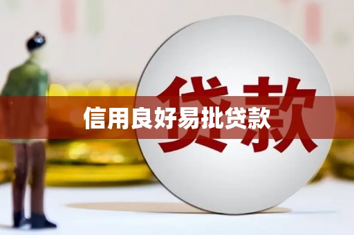海伦信用良好易批贷款