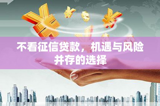 海伦不看征信贷款，机遇与风险并存的选择